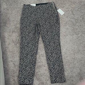 Cheetah print work pants